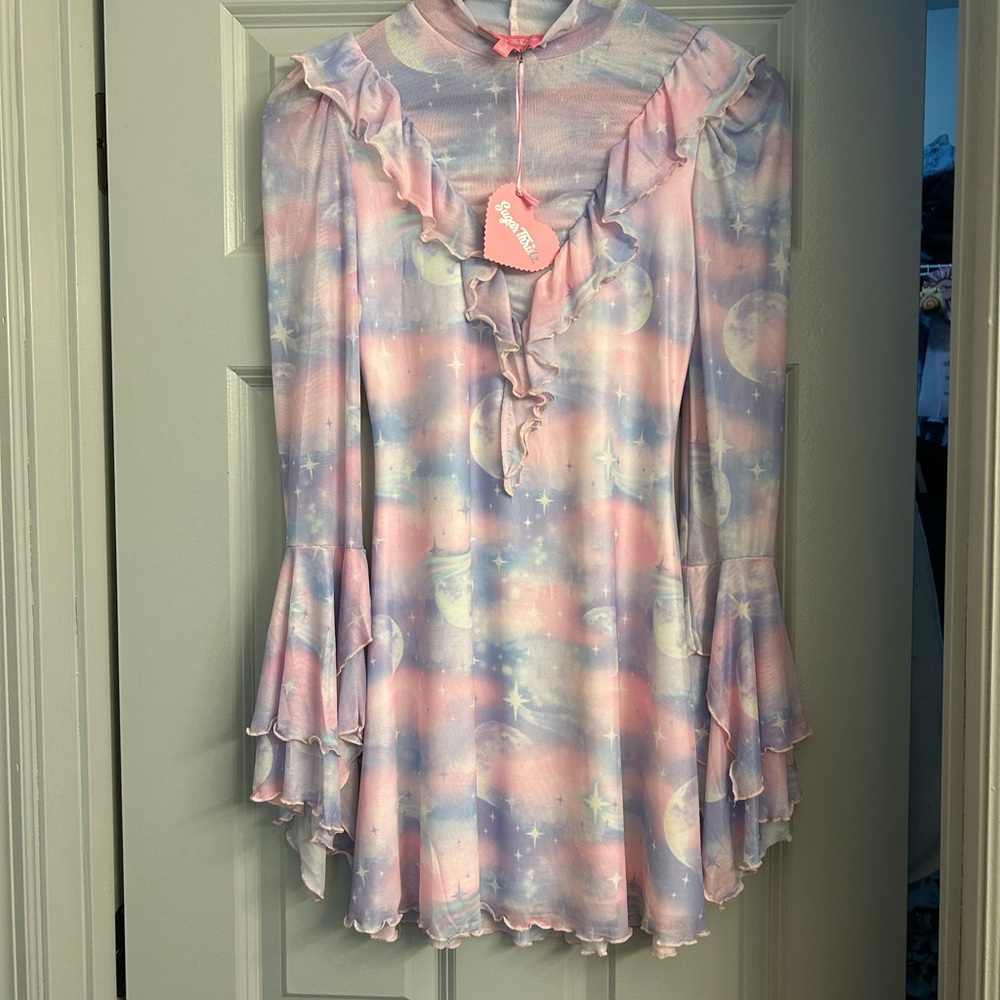 Dolls Kill Pastel Ruffle Dress